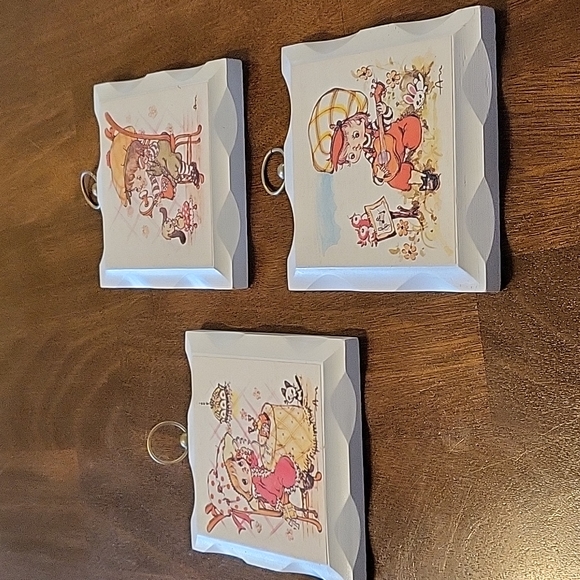 Homco Wall Decor Vintage Homco Wall Decor Set Of 3 Poshmark